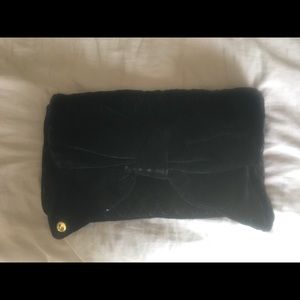 Black velvet Juicy Couture clutch